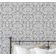 Papel de Parede Floral Clássico - Vinílico Autoadesivo Cinza, Instalação Fácil DIY para Quarto Estilo Fazenda, Sala, Armários - S4Sassy 63,5 cm (L) × 152,4 cm (C) / Cinza - Vinil Texturizado