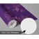 Papel de Parede Floral Vintage Roxo Autoadesivo em Vinil, Revestimento Fácil DIY para Quarto Estilo Fazenda, Sala, Armário - S4Sassy 63,5 cm (L) × 609,6 cm (C) / Roxo - Vinil Liso