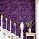 Papel de Parede Floral Vintage Roxo Autoadesivo em Vinil, Revestimento Fácil DIY para Quarto Estilo Fazenda, Sala, Armário - S4Sassy 63,5 cm (L) × 609,6 cm (C) / Roxo - Vinil Liso