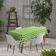Toalha de Mesa Impermeável para Uso Interno e Externo para Pátio - Capa Primavera/Verão para Quintal/Churrasco/Piquenique - Vargottam 147,32 Cm (L) × 208,28 Cm (C) / Verde