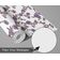 Papel de Parede Vinílico Autoadesivo Removível, à prova d'água, Estampa Midnight Blossom para Paredes, Armários e Cômoda, Roxo - S4Sassy 63,5 cm (L) × 152,4 cm (C) / Roxo - Vinil Liso