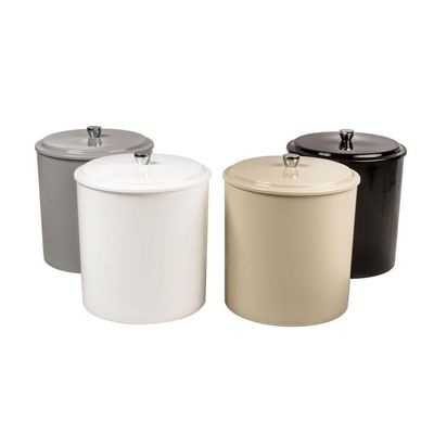 Lixeira Pop 5 Litros Cinza Aquaplas