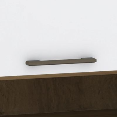 Armário Aéreo Ponte Modulado 97cm Delphi Avelã/branco L01 - Mpozenato