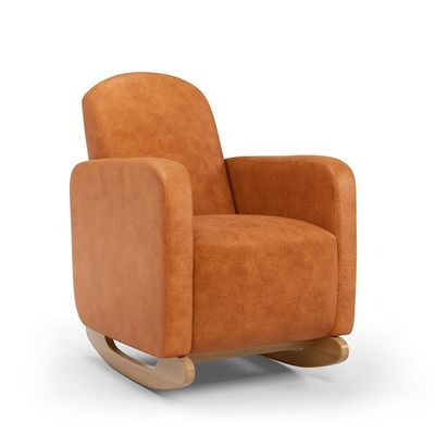 Poltrona De Amamentação Com Balanço Orgânica Saori W01 Courissimo Canela - Lyam Decor