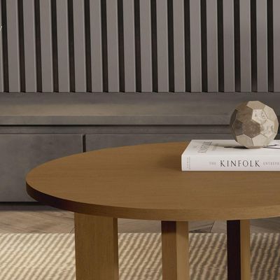 Mesa De Centro Jb 8001 Luxo Nature - Moveis Jb