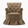 Poltrona Amamentação Quarto Bebê Confortável Descanso Sala Leitura Suede Cappuccino