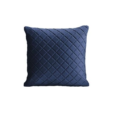 Almofada Tressê 50x50cm Veludo Azul - Nexta Casa