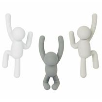 Conjunto Gancho Cabideiros De Parede 3 Peças Sortidos- Umbra