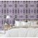 Papel de Parede Autoadesivo Boho, Estampa Geométrica Diamante, Vinílico Impermeável Roxo, Removível, para Quarto e Sala de Jantar - S4Sassy 63,5 cm (L) × 152,4 cm (C) / Roxo - Vinil Texturizado