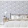 Papel de Parede Autoadesivo Jardim Tropical Pastel Vinílico Impermeável Azul Removível para Locatários Quarto/Sala de Jantar - S4Sassy 63,5 cm (L) × 152,4 cm (C) / Azul - Vinil Texturizado
