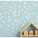 Papel de Parede Floral Azul Vinílico Autoadesivo, Revestimento DIY Fácil para Quarto Infantil, Decoração e Brinquedoteca - S4Sassy 63,5 cm (L) × 914,4 cm (C) / Azul - Vinil Liso