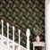 Papel de Parede Vinil Autoadesivo Trepadeira Floral Verde Estilo Asiático, Envoltório Decorativo Fácil para Quarto e Sala - S4Sassy 63,5 cm (L) × 304,8 cm (C) / Verde - Vinil Texturizado