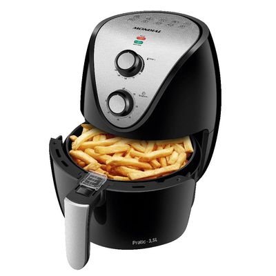 Fritadeira Elétrica Air Fryer 3.5 Litros Mondial AF30I Preta e Prata 127V 127V
