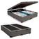Cama Box Baú Queen Bipartido Sintético Mega Cama Cinza 158x198x45cm