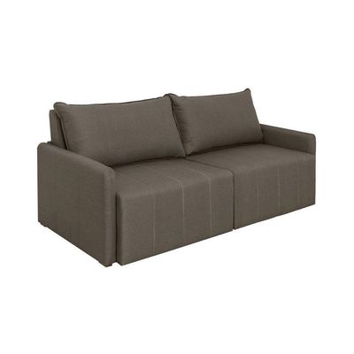 Sofá Cama Montana Retrátil E Reclinável 3 Lugares Sofatec Grafite