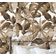 Papel de Parede Monocromático de Folhas Tropicais Marrom, Vinílico Autoadesivo, Faça Você Mesmo para Quarto e Sala - S4Sassy 63,5 cm (L) × 609,6 cm (C) / Marrom - Vinil Texturizado