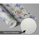 Papel Adesivo de Parede Estampa Lírios Botânicos Vinílico Impermeável Removível Mix Pastel para Inquilinos Quarto e Sala de Jantar - S4sassy 63,5 cm (L) × 152,4 cm (C) / Azul - Vinil Texturizado
