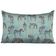 Capas de Almofada Luxuosas Estampadas Tema Azul, Capas Decorativas e Capa para Almofada de Sofá - Vargottam 35,56 Cm × 60,96 Cm – Retangular / Azul