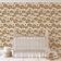 Papel Contact Autoadesivo Vinílico Impermeável Autumn Bloom Bege Contemporâneo Removível para Paredes, Armários e Cômoda - S4sassy 63,5 cm (L) × 152,4 cm (C) / Bege - Vinil Texturizado