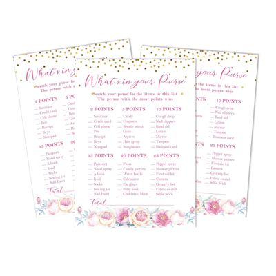 Conjunto de 50 Cartões Alfabeto ABC com Confete para Chá de Bebê Revelação do Sexo É Menino É Menina Suprimentos para Festa - Inkdotpot 12,7 Cm × 17,78 Cm / Branco - O Que Tem na Sua Bolsa