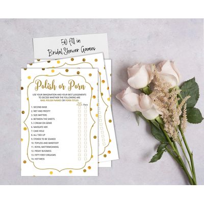Cartões Florais Quadrados em Branco para Preencher Ideias de Presente para Chá de Noiva e Despedida de Solteira, Pacote com 50 - Inkdotpot 12,7 Cm × 17,78 Cm / Branco - Esmalte ou Filme