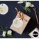 Tags de Papel para Pendurar em Lembrancinhas com Texto Metalizado 'Merry Christmas & Happy New Year' - Inkdotpot 50 Etiquetas Metalizadas / Branco - Dourado