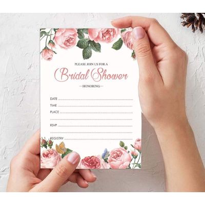 Cartões de Jogo Quadrados em Branco para Chá de Noiva e Despedida de Solteira, Ideias de Presentes para Preencher, Pacote com 50 - Inkdotpot 12,7 Cm × 17,78 Cm / Branco - O Que Tem no Seu Celular