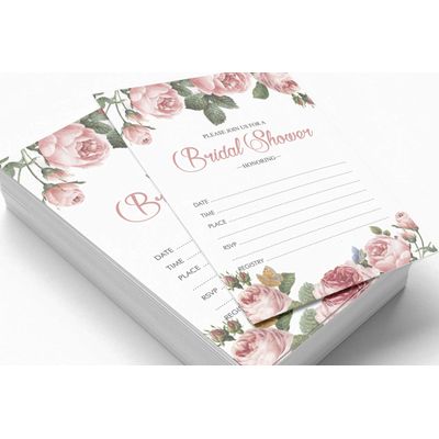 Cartões de Jogo Quadrados em Branco para Chá de Noiva e Despedida de Solteira, Ideias de Presentes para Preencher, Pacote com 50 - Inkdotpot 12,7 Cm × 17,78 Cm / Branco - O Que Tem no Seu Celular