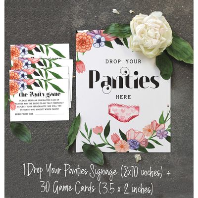 Cartões Quadrados em Branco para Chá de Noiva e Despedida de Solteira, Preenchíveis, 50 Unidades, Floral - Inkdotpot 8,89 Cm × 6,35 Cm / Branco - Jogos de Festa