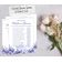 50 Cartões de Jogo Floral para Chá Nupcial e Despedida de Solteira, Quadrados em Branco para Preencher Ideias de Presente - Inkdotpot 12,7 Cm × 17,78 Cm / Branco - Conjunto de Jogos
