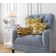 Capas de Almofada Amarelas Estampadas de Luxo, Capas Decorativas para Almofada, Capa para Almofada Decorativa - Vargottam 60,96 Cm × 60,96 Cm – Retangular / Amarelo
