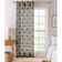 Cortinas Extra Longas em Georgette Impressa com Coqueiros para Janelas/Portas Altura Dupla - 2 Painéis Topo com Ilhós Filtra Luz - Vargottam 132,08 Cm (L) × 228,6 Cm (C) / Rosa
