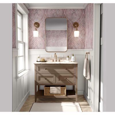 Papel de Parede Folhas Geométricas Rosa Autoadesivo, Envoltório para Parede, DIY Fácil para Quarto Farmhouse, Sala, Armários - S4Sassy 63,5 cm (L) × 609,6 cm (C) / Rosa - Vinil Liso