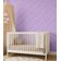 Papel de Parede Estampa de Dinossauro Roxo, Vinil Autoadesivo Liso, Revestimento Fácil DIY para Quarto Infantil e Brinquedoteca - S4Sassy 63,5 cm (L) × 914,4 cm (C) / Roxo - Vinil Texturizado
