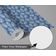 Papel de Parede Vinílico Autoadesivo com Estampa de Folhas Pequenas, Azul, Impermeável, Removível, para Quartos e Salas - S4Sassy 63,5 cm (L) × 152,4 cm (C) / Azul - Vinil Liso