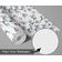 Revestimento Autoadesivo Estampa Blossom Bloom, Mural Estilo Asiático para Banheiro, Lavanderia e Closet, Vinil Branco - S4Sassy 63,5 cm (L) × 152,4 cm (C) / Branco - Vinil Liso