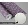 Papel de Parede Estampa Folha de Videira - Estilo Asiático, Autoadesivo, Envoltório Decorativo, DIY Fácil para Quarto e Sala - S4Sassy 63,5 cm (L) × 152,4 cm (C) / Roxo - Vinil Texturizado