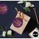 Etiquetas Pendentes para Garrafas 'Happy Holiday' com Acabamento Metalizado para Lembrancinha - Inkdotpot 100 Etiquetas Metalizadas / Roxo - Dourado
