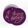 Etiquetas Pendentes para Garrafas 'Happy Holiday' com Acabamento Metalizado para Lembrancinha - Inkdotpot 100 Etiquetas Metalizadas / Roxo - Ouro Rosé