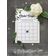 Cartões de Jogo Quadrados em Branco para Chá de Noiva e Despedida de Solteira, 50 Peças, Tema Folhagens - Inkdotpot 12,7 Cm × 17,78 Cm / Branco - Bingo da Noiva