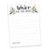 Cartões Quadrados em Branco para Chá de Noiva e Despedida de Solteira, Preenchíveis, 50 Unidades, Floral - Inkdotpot 12,7 Cm × 17,78 Cm / Branco - Cartão de Conselho