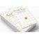 Pacote com 50 Cartões Quadrados em Branco com Confete Dourado para Chá de Noiva e Despedida de Solteira - Inkdotpot 12,7 Cm × 17,78 Cm / Branco - Bingo da Noiva
