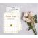 Pacote com 50 Cartões Quadrados em Branco com Confete Dourado para Chá de Noiva e Despedida de Solteira - Inkdotpot 12,7 Cm × 17,78 Cm / Branco - Bingo da Noiva