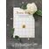 Pacote com 50 Cartões Quadrados em Branco com Confete Dourado para Chá de Noiva e Despedida de Solteira - Inkdotpot 12,7 Cm × 17,78 Cm / Branco - Bingo da Noiva