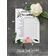 Cartões Quadrados em Branco para Chá de Noiva e Despedida de Solteira, Preenchíveis, 50 Unidades, Floral - Inkdotpot 12,7 Cm × 17,78 Cm / Branco - Jogo de Palavras da Noiva