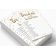Pacote com 50 Cartões Quadrados em Branco com Confete Dourado para Chá de Noiva e Despedida de Solteira - Inkdotpot 12,7 Cm × 17,78 Cm / Branco - Jogo de Palavras da Noiva