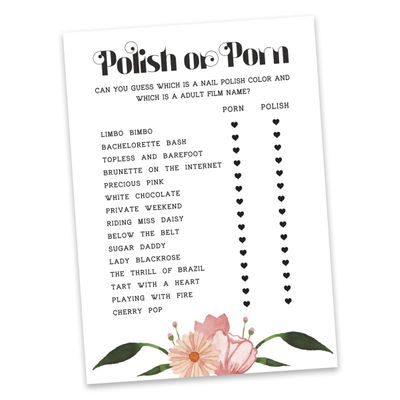 Cartões Quadrados em Branco para Chá de Noiva e Despedida de Solteira, Preenchíveis, 50 Unidades, Floral - Inkdotpot 12,7 Cm × 17,78 Cm / Branco - Esmalte ou Filme