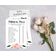 Cartões Quadrados em Branco para Chá de Noiva e Despedida de Solteira, Preenchíveis, 50 Unidades, Floral - Inkdotpot 12,7 Cm × 17,78 Cm / Branco - Esmalte ou Filme