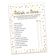 Pacote com 50 Cartões Quadrados em Branco com Confete Dourado para Chá de Noiva e Despedida de Solteira - Inkdotpot 12,7 Cm × 17,78 Cm / Branco - Esmalte ou Filme