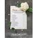 Pacote com 50 Cartões Quadrados em Branco com Confete Dourado para Chá de Noiva e Despedida de Solteira - Inkdotpot 12,7 Cm × 17,78 Cm / Branco - Esmalte ou Filme